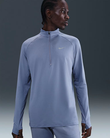 Nike Mens Dri-FIT 1/4 Zip Running Top (World Indigo)