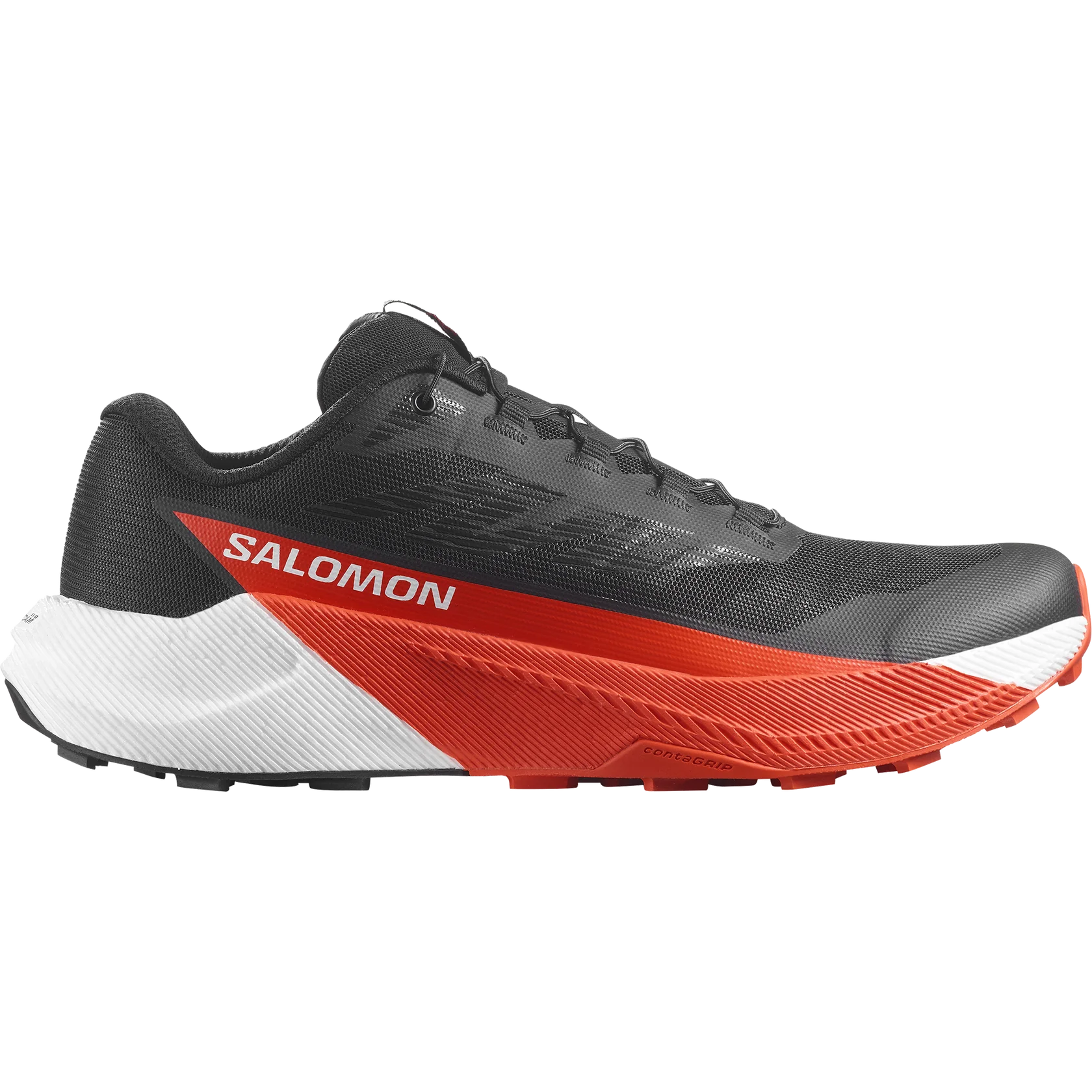 Salomon Men’s Pulsar (Black/White/Cherry Tomato)
