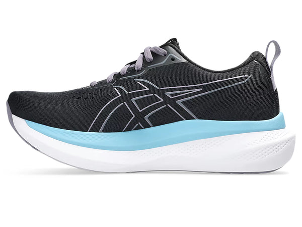 Asics Womens Glideride Max (Black/Carrier Grey)