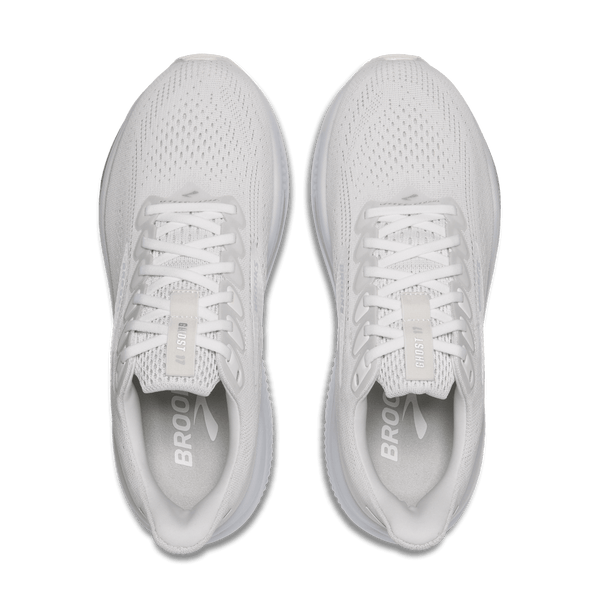 Brooks Womens Ghost 17 (White/White/Grey)