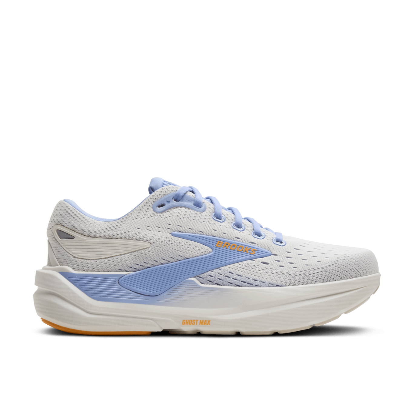 Brooks Womens Ghost Max 3 (Coconut/Blue Heron/Orange)