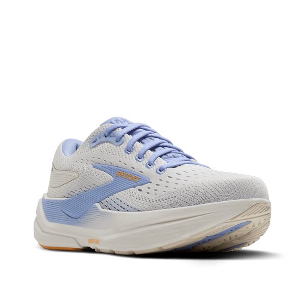 Brooks Womens Ghost Max 3 (Coconut/Blue Heron/Orange)