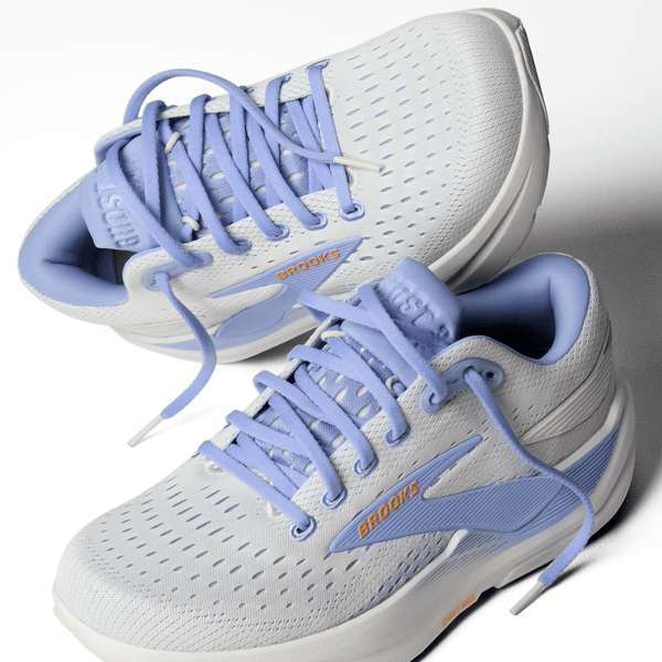 Brooks Womens Ghost Max 3 (Coconut/Blue Heron/Orange)