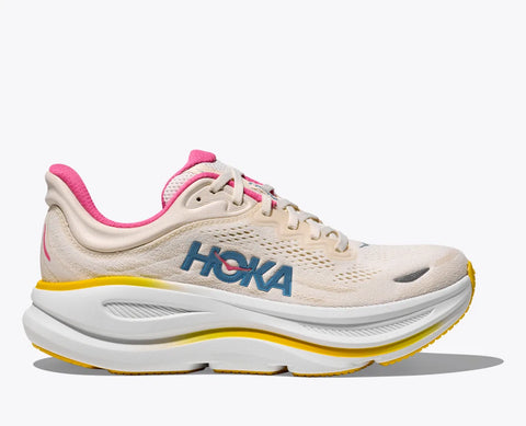 Hoka Womens Bondi 9 (D) (Alabaster/Birch)