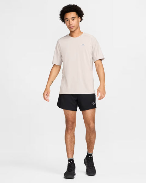 Nike Mens Second Sunrise 5" Trail Run Short (Black/Anthracite/Black/Summit White)