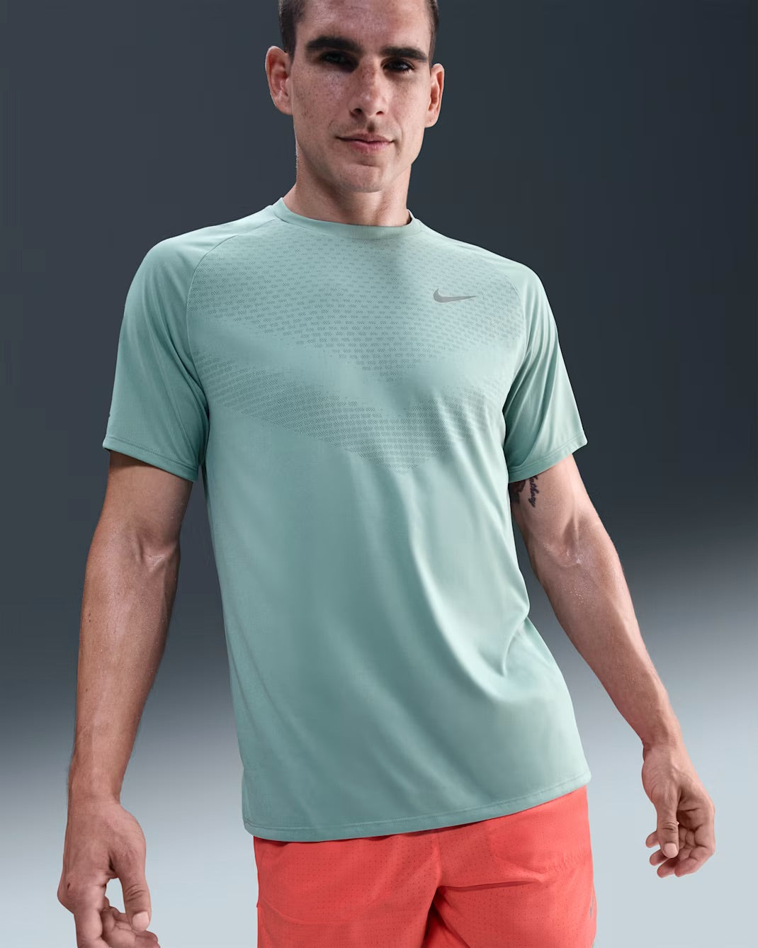 Nike Mens Stride Dri-Fit ADV S/S Run Tee (Cannon)