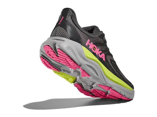 Hoka Womens Arahi 8 (Charcoal Grey/Grey Skies