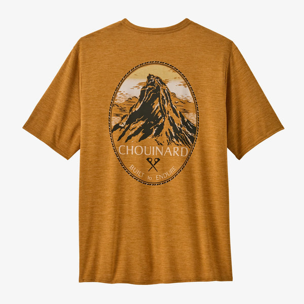 Patagonia Mens Cap Cool Daily Graphic Shirt (Chouinard Crest: Talon Gold X-Dye)