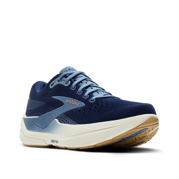 Brooks Mens Ghost Max 3 (2E Width) (Blue/Starfish/Moonlight)