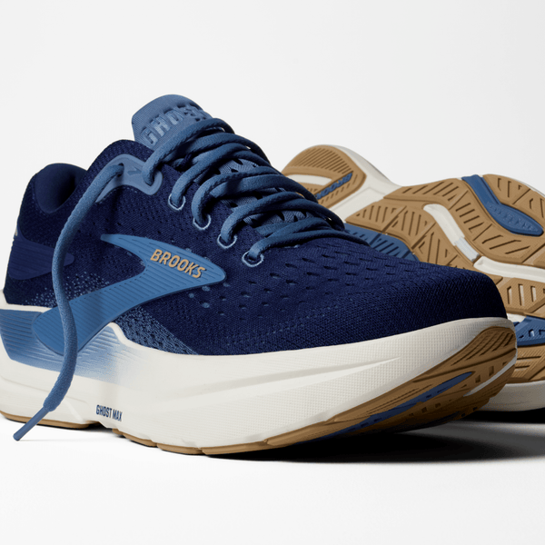 Brooks Mens Ghost Max 3 (2E Width) (Blue/Starfish/Moonlight)