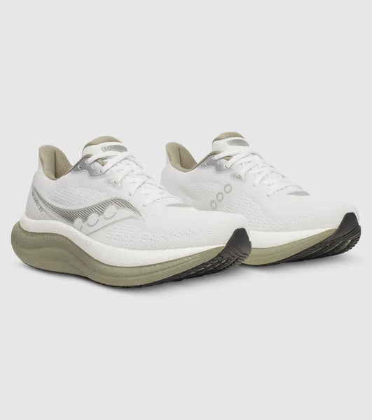 Saucony Mens Triumph 23 (White/Laurel)