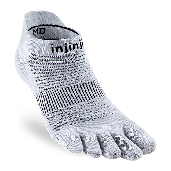 Injinji RUN Original Weight No-Show (Gray)