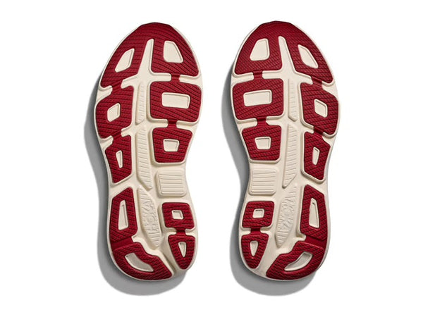 Hoka Mens Bondi 9 (2E) (Thunder Cloud/Vermillion)