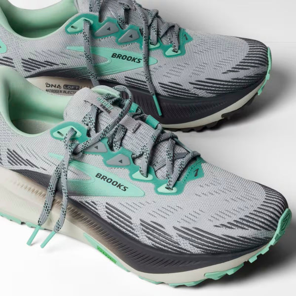 Brooks Womens Ghost Trail (Harbor Mist/Poppy/Yucca)