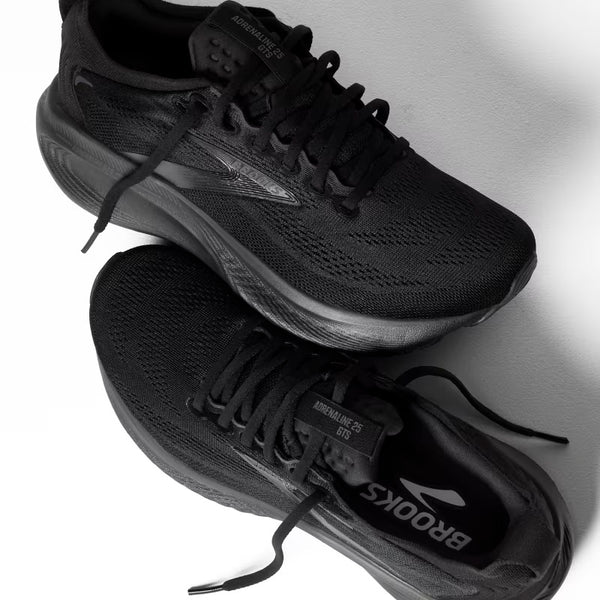 Brooks Womens Adrenaline GTS 25 (Black/Black/Ebony)
