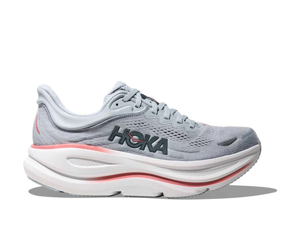 Hoka Womens Bondi 9 (D) (Mineral Blue/Washed Blue)