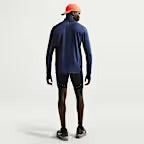 Nike Mens Stride Dri-FIT 1/2-Length Running Tights (Black)
