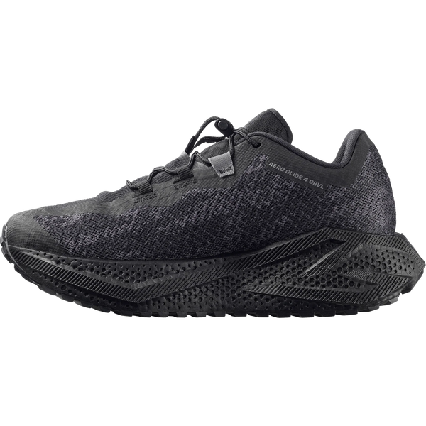 Salomon Womens Aero Glide 4 Gravel (Black/Asphalt/Black)