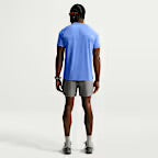 Nike Mens Stride Dri-FIT ADV Short-Sleeve Running Top (Royal Pulse)