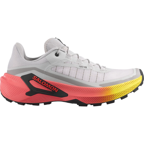 Salomon Womens Genesis 2 (Grey Violet / Safety Yellow / Neon Flame)