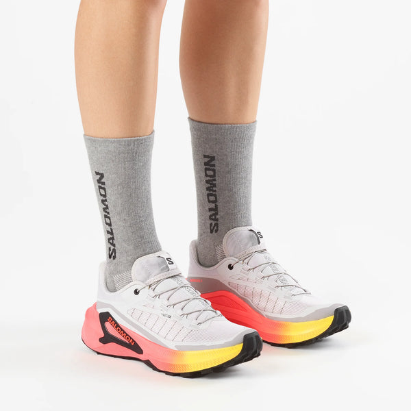 Salomon Womens Genesis 2 (Grey Violet / Safety Yellow / Neon Flame)