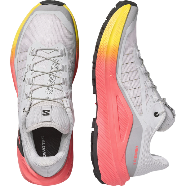 Salomon Womens Genesis 2 (Grey Violet / Safety Yellow / Neon Flame)