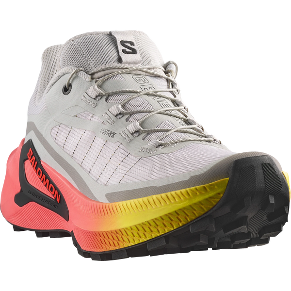 Salomon Womens Genesis 2 (Grey Violet / Safety Yellow / Neon Flame)