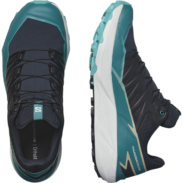 Salomon Mens Thundercross (Carbon/Tahitian Tide/Peacock Blue)