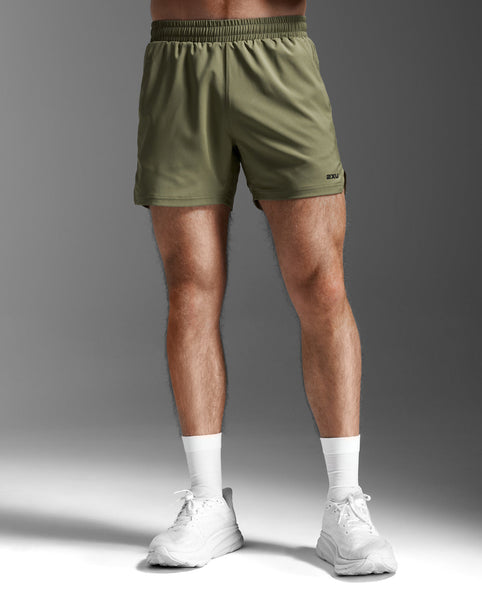 2XU Mens Aero 7" Run Short (Hunter/Black Reflective)