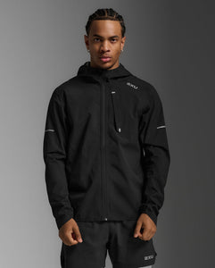 2XU Men’s Ignition Shield W/P Jacket (Black/Silver Reflective)