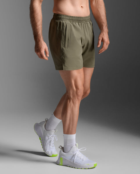 2XU Mens Aero 7" Run Short (Hunter/Black Reflective)