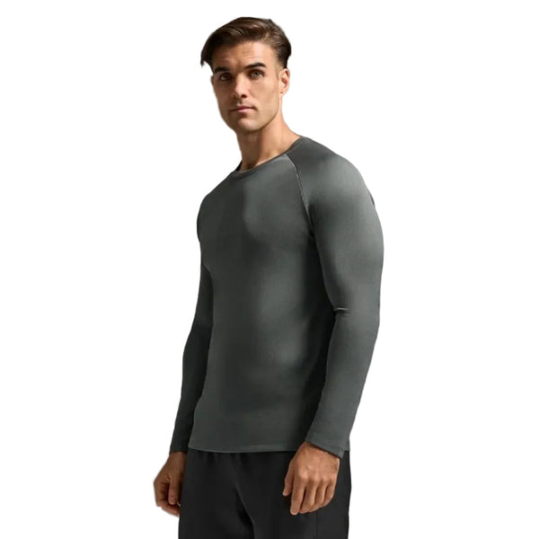 2XU Mens Aero L/S Run Tee (Jupiter/Black Reflective)