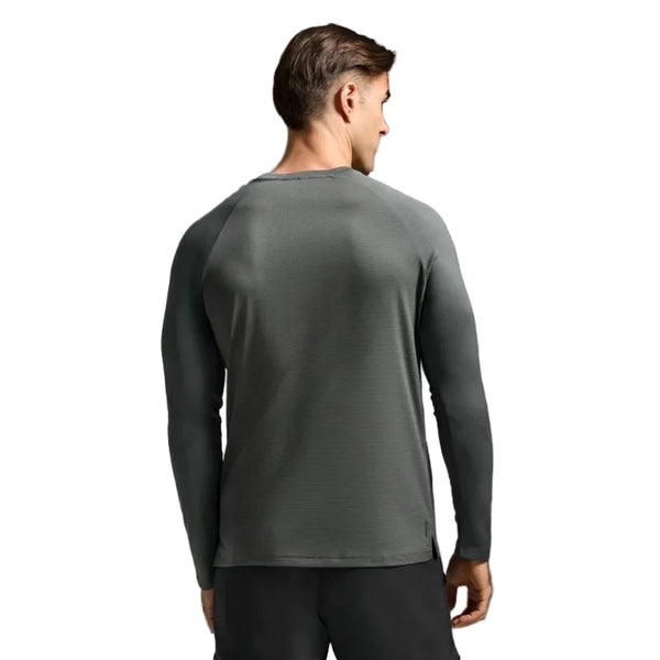 2XU Mens Aero L/S Run Tee (Jupiter/Black Reflective)