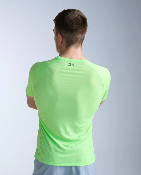 2XU Men’s Aero Tee (Lime Zest/Black Reflective)