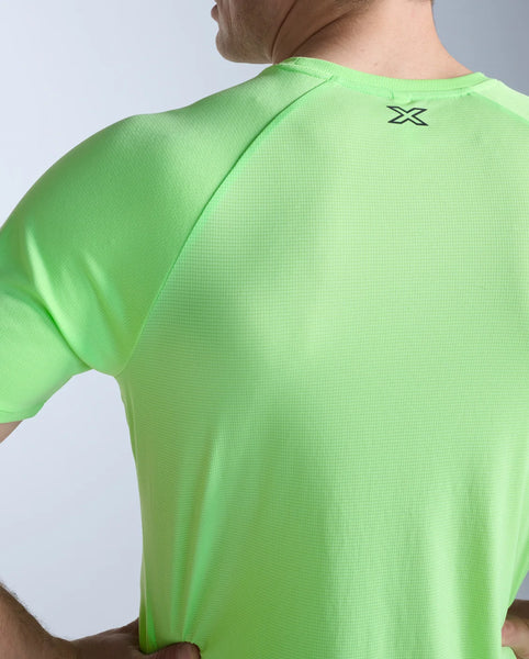 2XU Men’s Aero Tee (Lime Zest/Black Reflective)