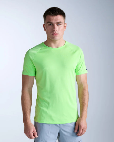 2XU Men’s Aero Tee (Lime Zest/Black Reflective)