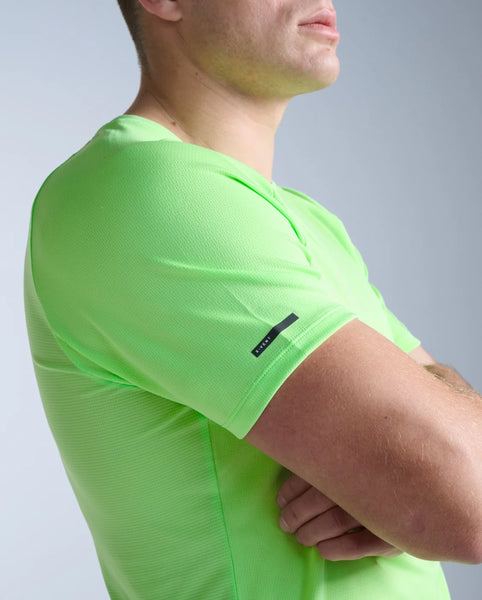 2XU Men’s Aero Tee (Lime Zest/Black Reflective)