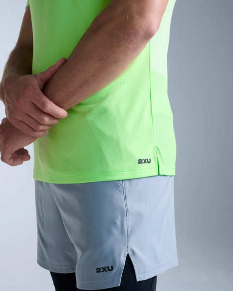 2XU Men’s Aero Tee (Lime Zest/Black Reflective)