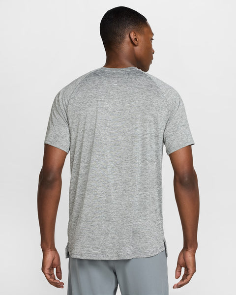 Nike Mens Stride Dri-Fit ADV S/S Run Tee (Smoke/Grey Heather)