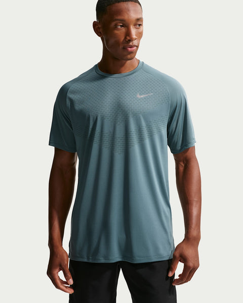 Nike Mens Stride Dri-FIT ADV Short-Sleeve Running Top (Mineral Slate)