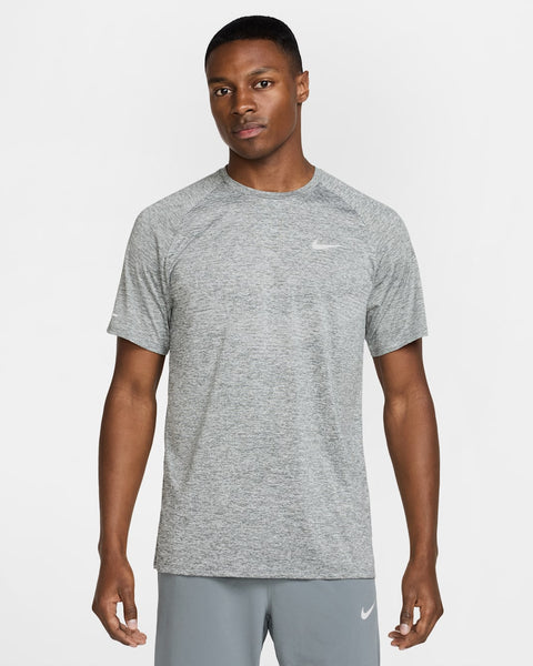 Nike Mens Stride Dri-Fit ADV S/S Run Tee (Smoke/Grey Heather)