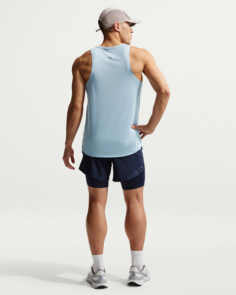Nike Men's Dri-FIT ADV Running Tank (Light Armoury Blue)