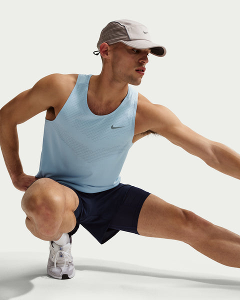Nike Men's Dri-FIT ADV Running Tank (Light Armoury Blue)