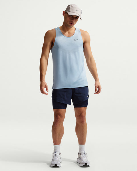 Nike Men's Dri-FIT ADV Running Tank (Light Armoury Blue)