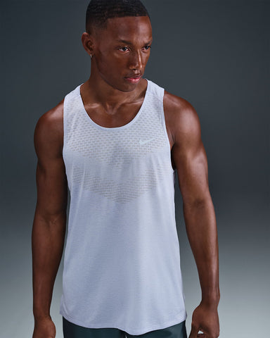 Nike Mens Stride Dri-Fit Run Tank (Ghost Heather)