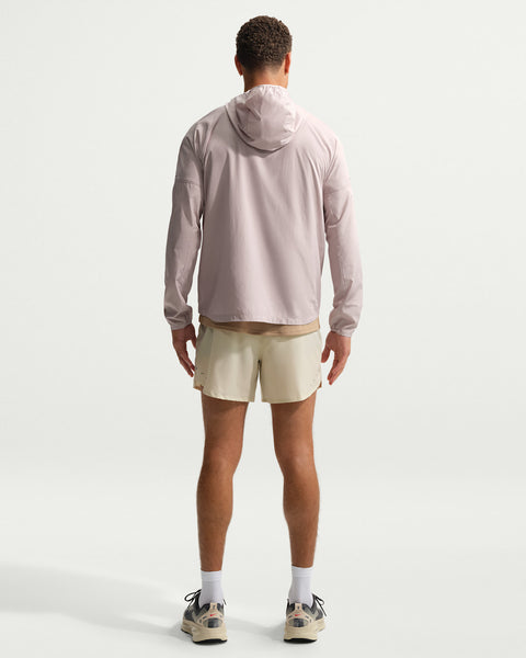 Nike Men's Dri-FIT Brief-Lined 5'' Run Shorts (Cream/Birch/Natural)