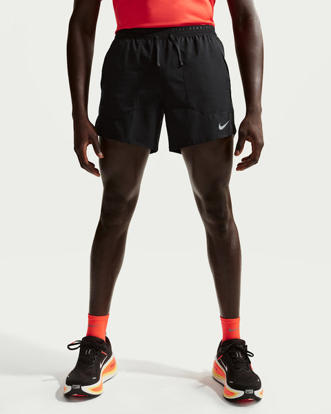 Nike Mens Dri Fit 5" Stride Run Short (2026) (Black)