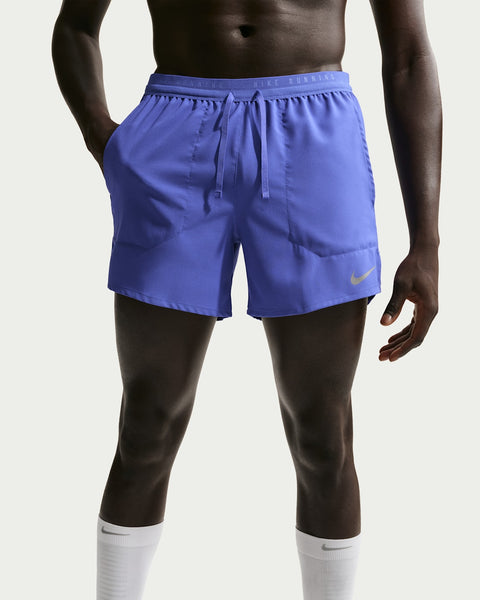 Nike Mens Dri Fit 5" Stride Run Short (2026) (Lapis)