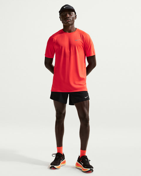 Nike Mens Dri Fit 5" Stride Run Short (2026) (Black)