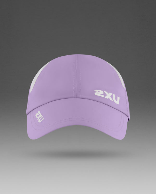 2XU Run Cap (Thistle/White)